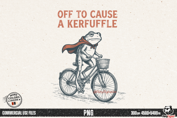 Download Retro Frog Meme off to Cause a Kerfuffle - Premium Resources