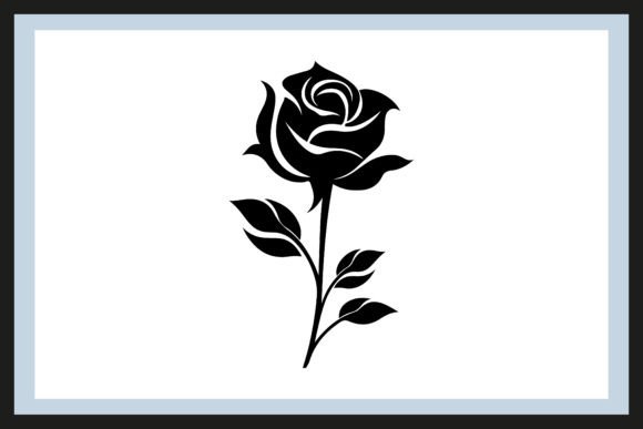 Download Rose Silhouette ,Flower Icon - Flower Collection