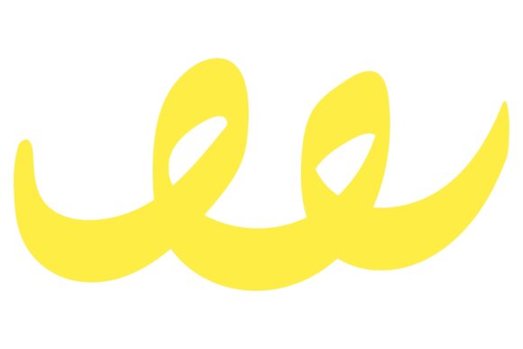 Download Line Curl Drawn by Yellow Marker. Vector - Curl Collection
