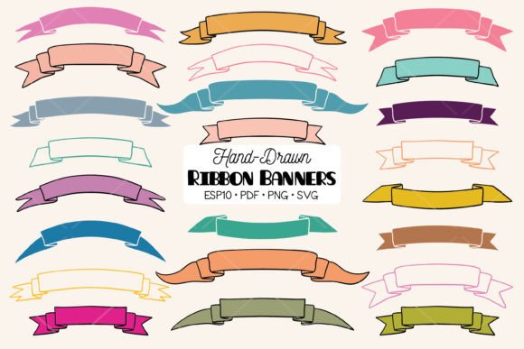 Download Ribbon Banner Color, Decorative Scroll - Decorative Collection