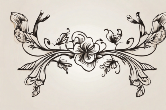 Download About Hand Drawn Floral Decorative Borde - Decorative Collection